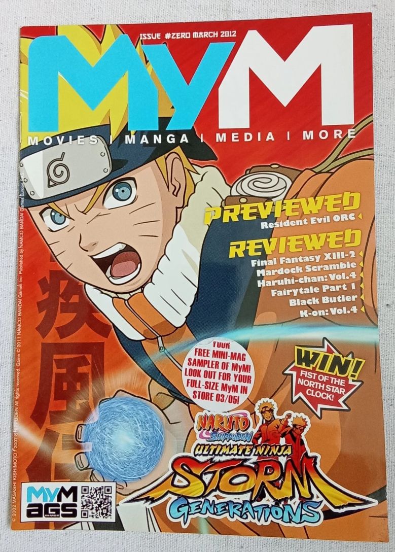 MYM magazine side cover  March 2012