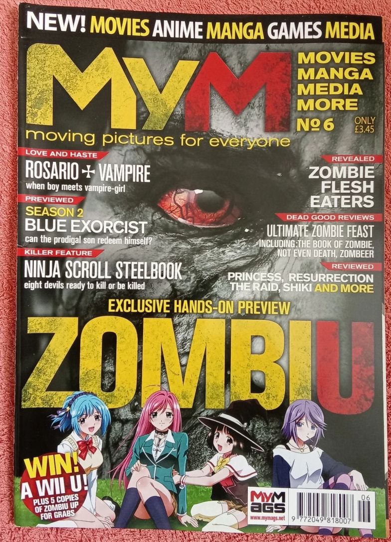 MYM magazine side cover Issue 6  October 2012