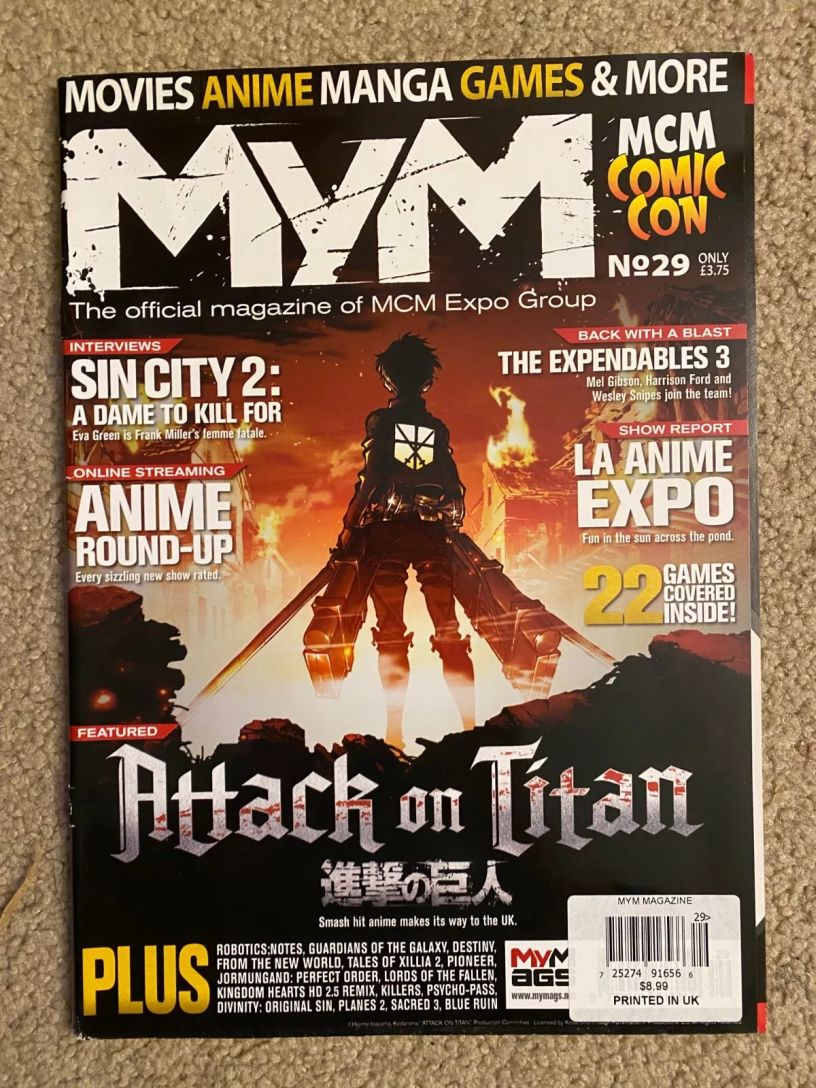 MYM magazine side cover Issue 29  August 2014