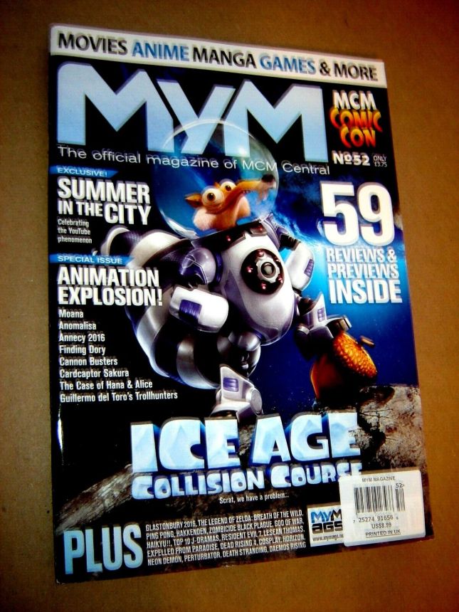 MYM magazine side cover Issue 52  August 2016