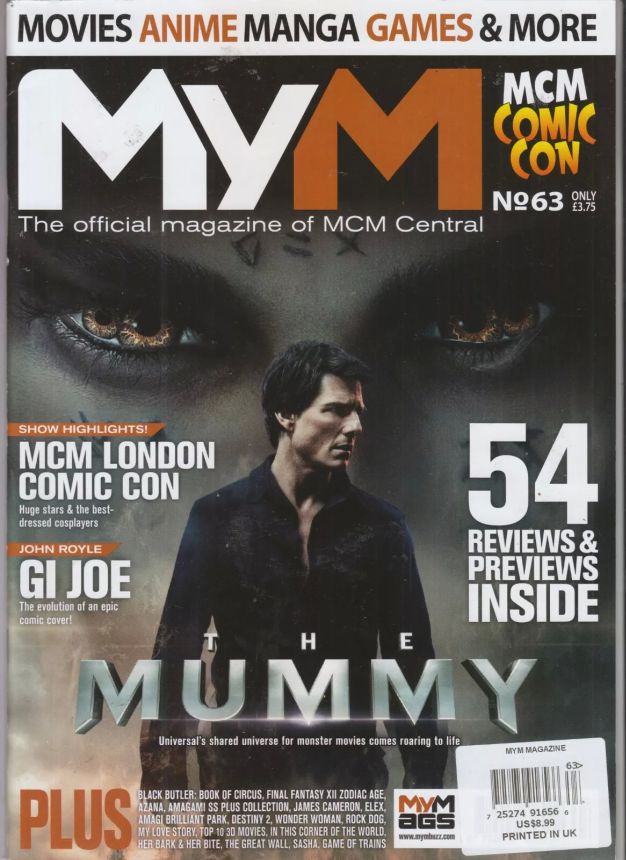 MYM magazine side cover Issue 63  July 2017