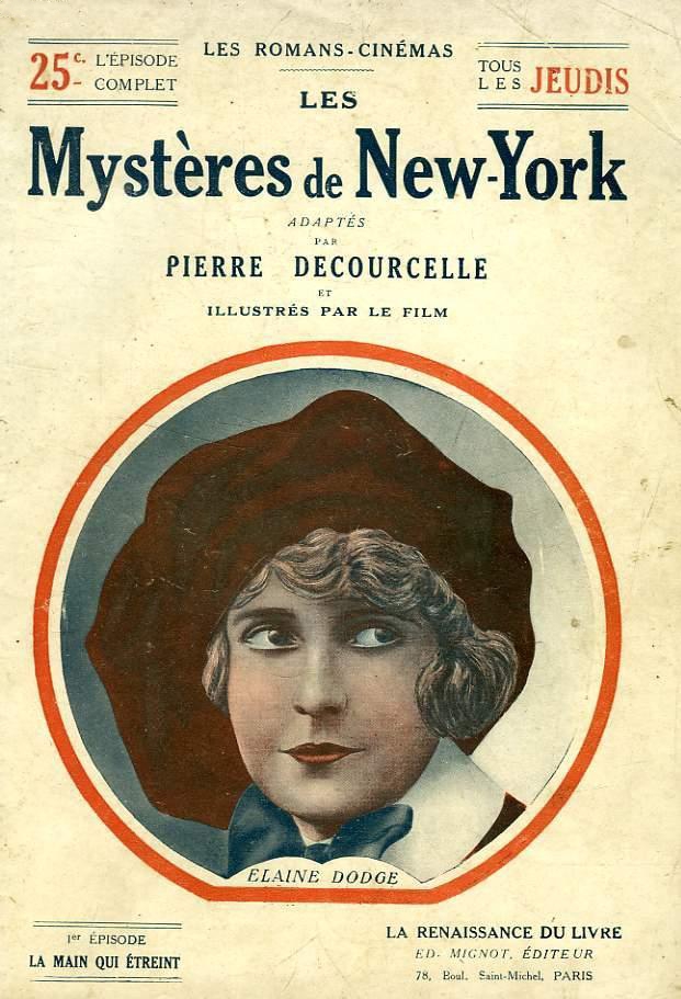 MYSTERES DE NEW YORK |LES magazine side cover Issue 1   1916