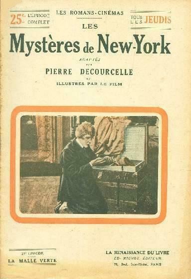 MYSTERES DE NEW YORK |LES magazine side cover Issue 21   1916