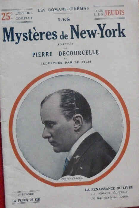 MYSTERES DE NEW YORK |LES magazine side cover Issue 3  1916