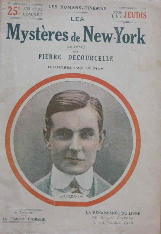 MYSTERES DE NEW YORK |LES magazine side cover Issue 5  1916