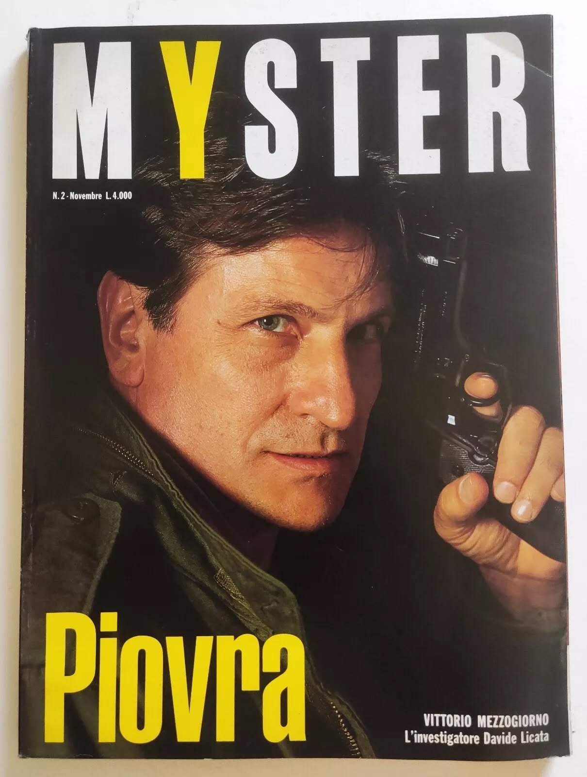 MYSTER magazine side cover Issue 2 November 1990