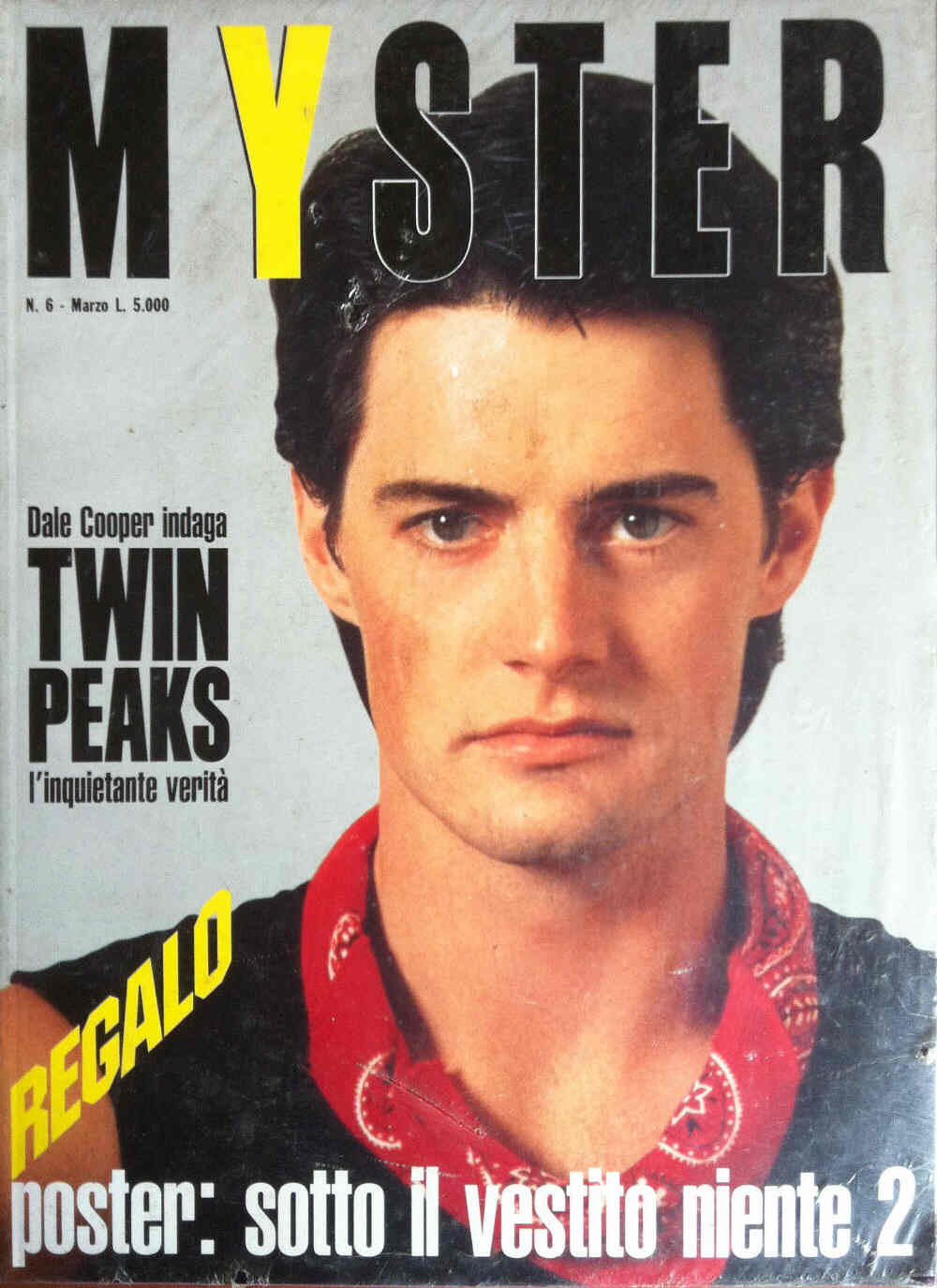 MYSTER magazine side cover Issue 6 March 1991