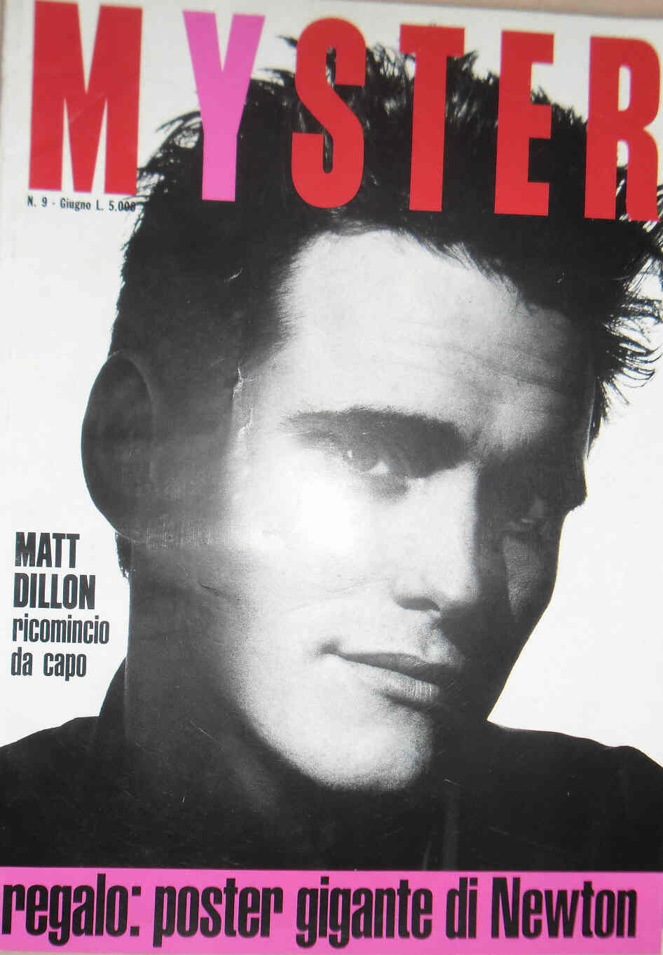 MYSTER magazine side cover Issue 9 June 1991