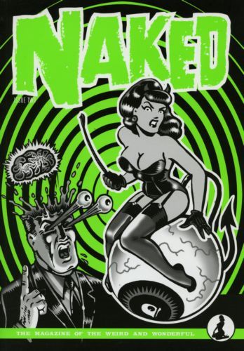 NAKED magazine side cover Issue 2  2003