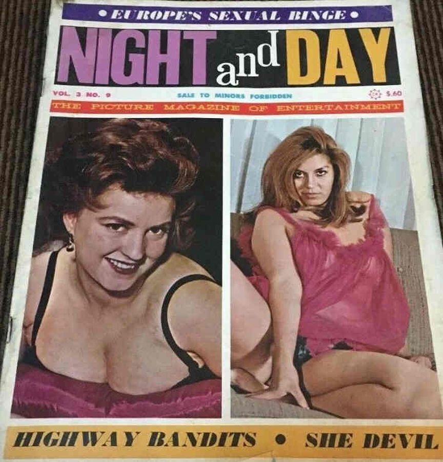 NIGHT AND DAY magazine side cover  Vol 3 No  9  July 1967