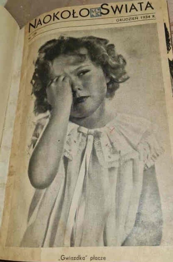 NAOKOLO SWIATA magazine side cover  December 1934