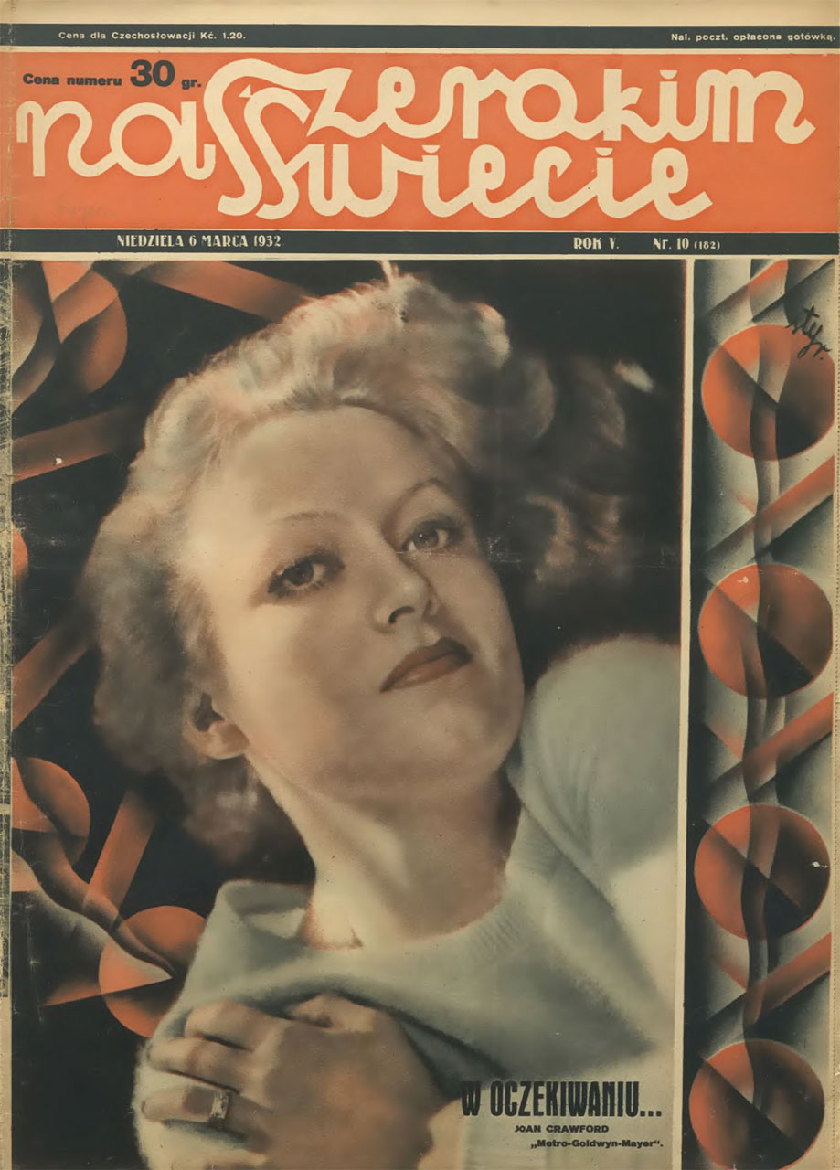 NA SZEROKIM SWIECIE magazine side cover  Vol 5 No  10 6 March 1932