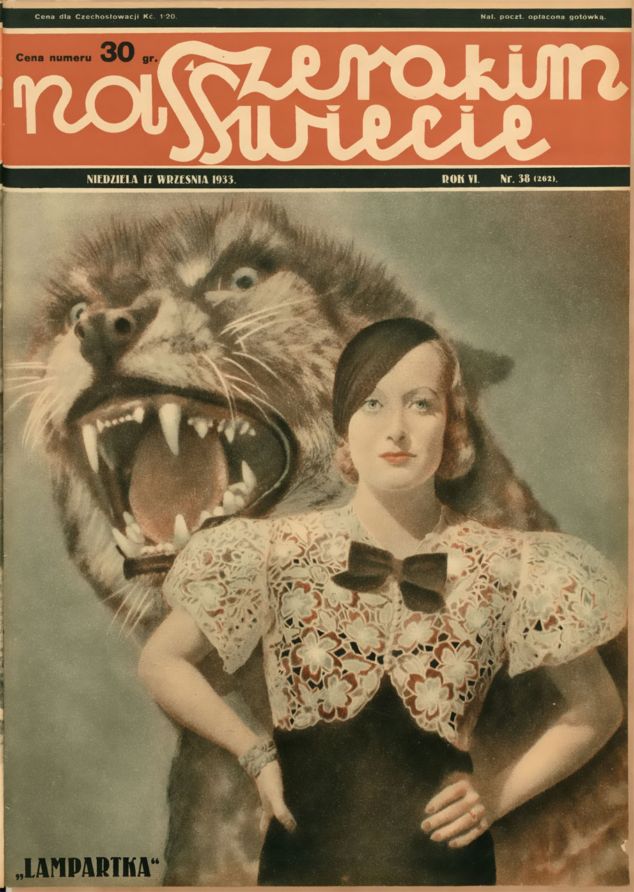 NA SZEROKIM SWIECIE magazine side cover  Vol 6 No  38 17 September 1933