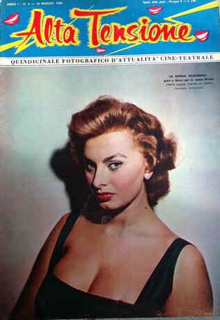 ALTA TENSIONE magazine side cover Issue 6 15 May 1955
