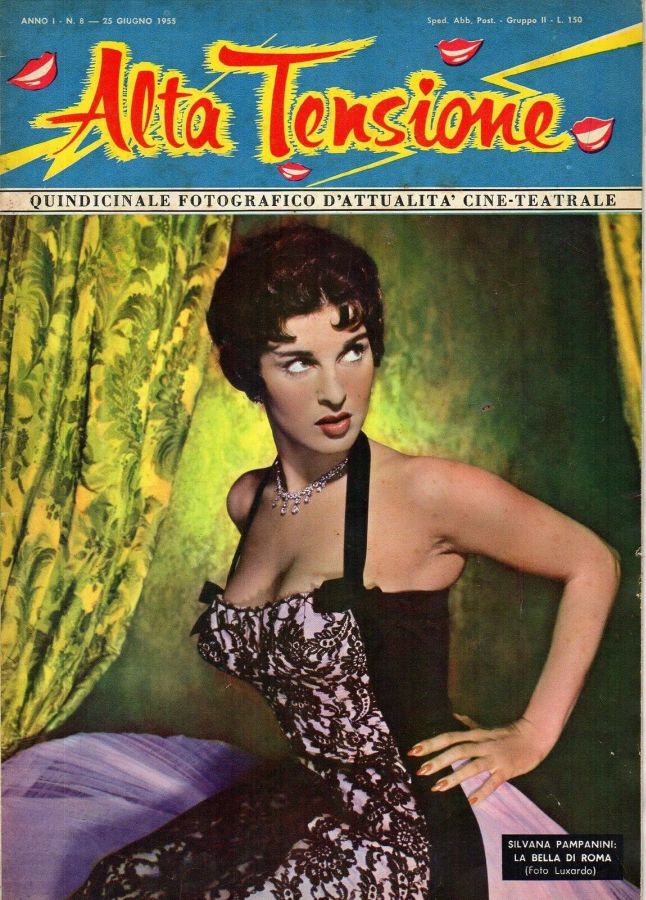 ALTA TENSIONE magazine side cover Issue 8 25 June 1955
