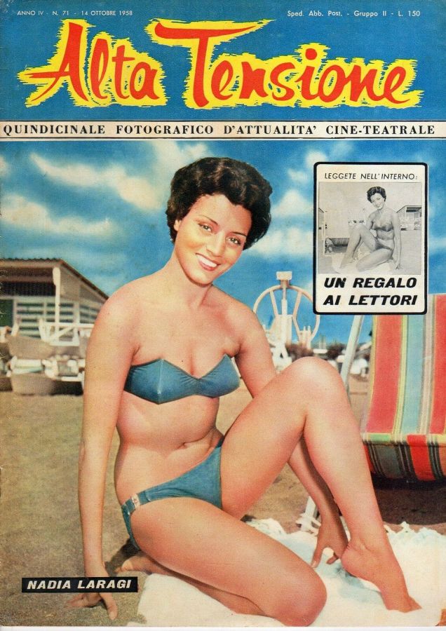 ALTA TENSIONE magazine side cover Issue 71 14 October 1958