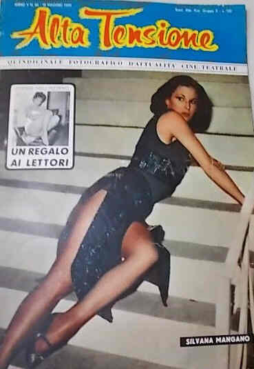ALTA TENSIONE magazine side cover Issue 86  1959