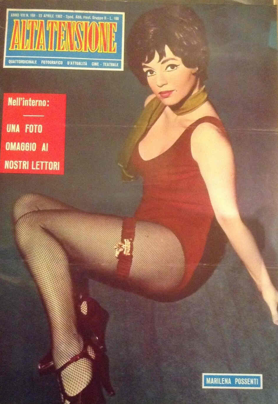 ALTA TENSIONE magazine side cover Issue 168 23 April 1962
