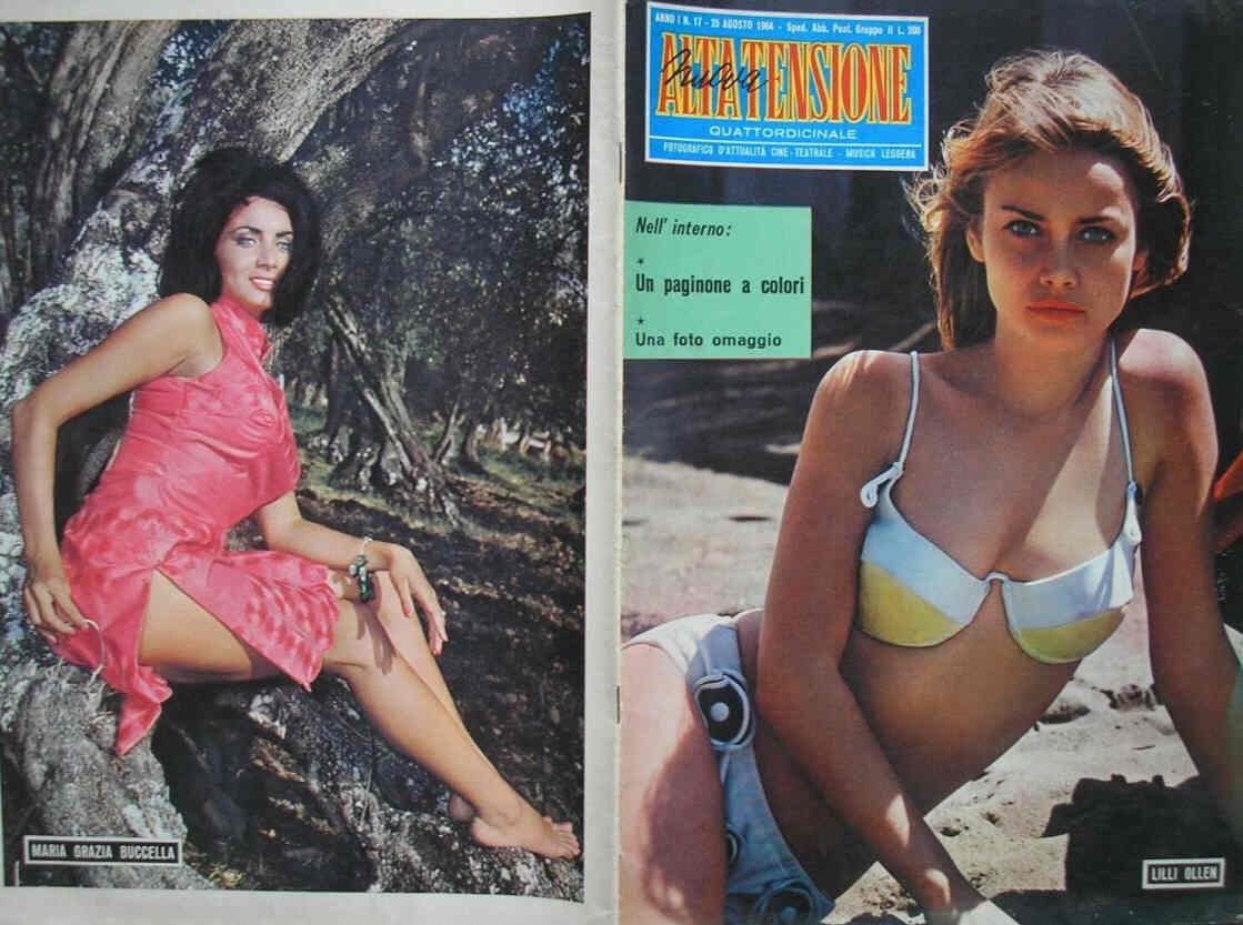 ALTA TENSIONE magazine side cover Issue 17 25 August 1964