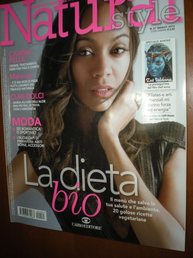 NATURAL STYLE magazine side cover Issue 81  March 2010