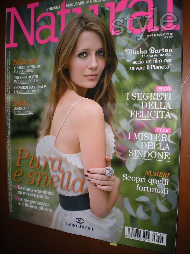 NATURAL STYLE magazine side cover Issue 83  May 2010