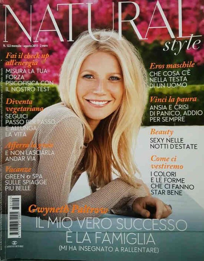 NATURAL STYLE magazine side cover Issue 122  August 2013