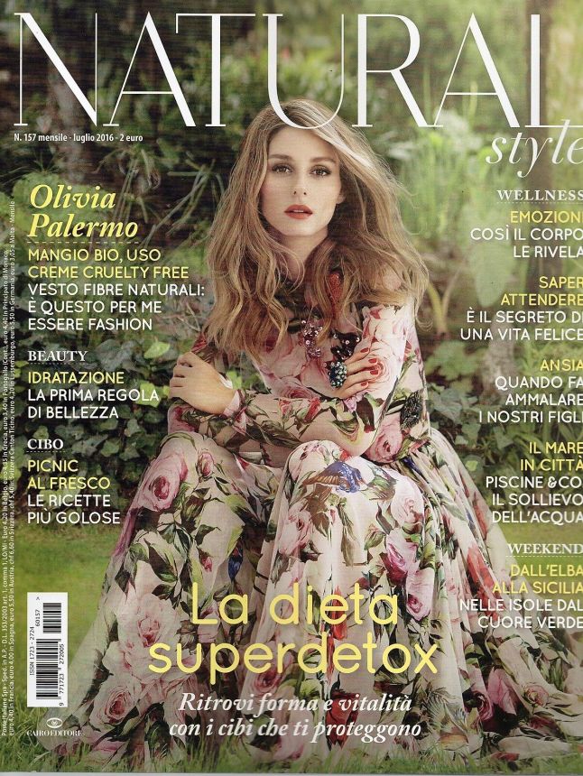 NATURAL STYLE magazine side cover Issue 157  July 2016