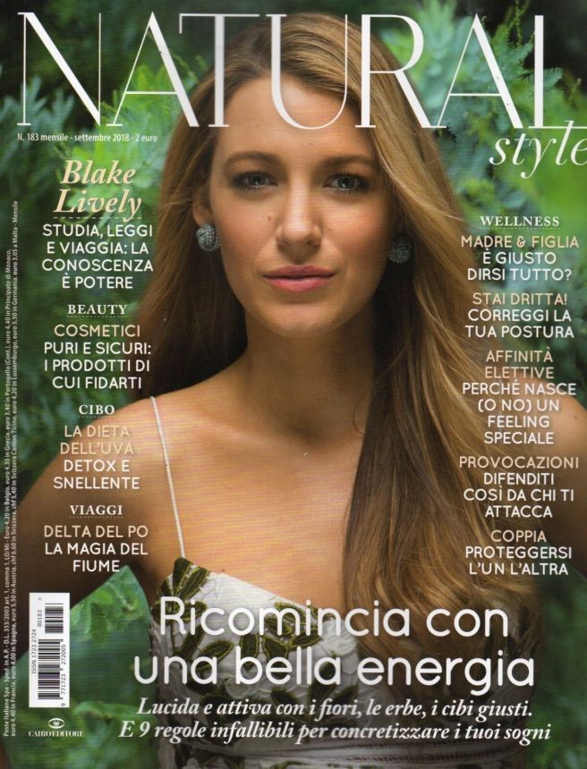 NATURAL STYLE magazine side cover Issue 183  September 2018