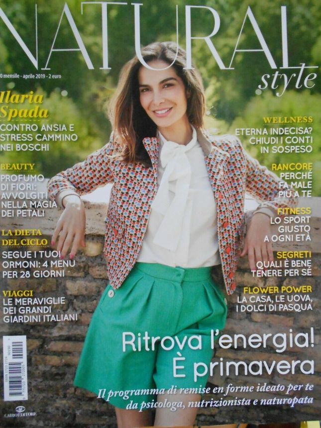 NATURAL STYLE magazine side cover Issue 190  April 2019
