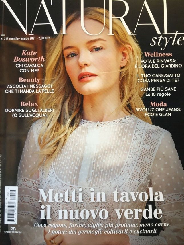 NATURAL STYLE magazine side cover Issue 213  March 2021