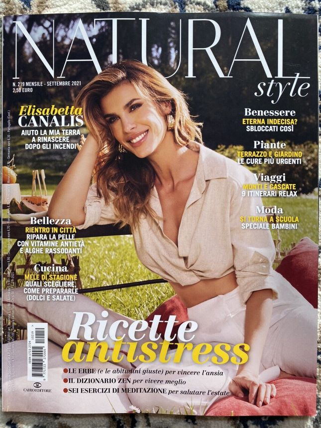 NATURAL STYLE magazine side cover Issue 219  September 2021