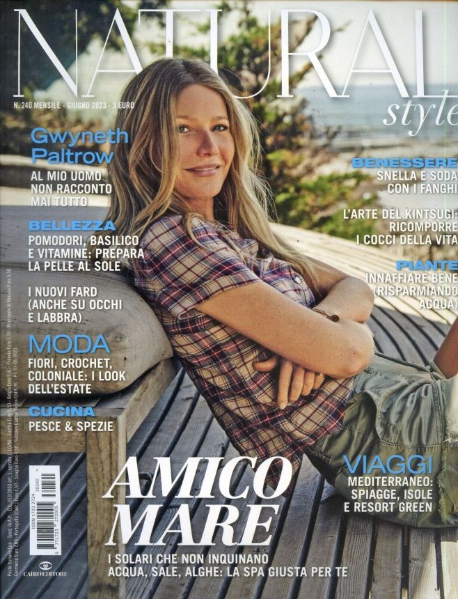 NATURAL STYLE magazine side cover Issue 240  June 2023
