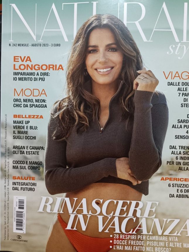 NATURAL STYLE magazine side cover Issue 242  August 2023