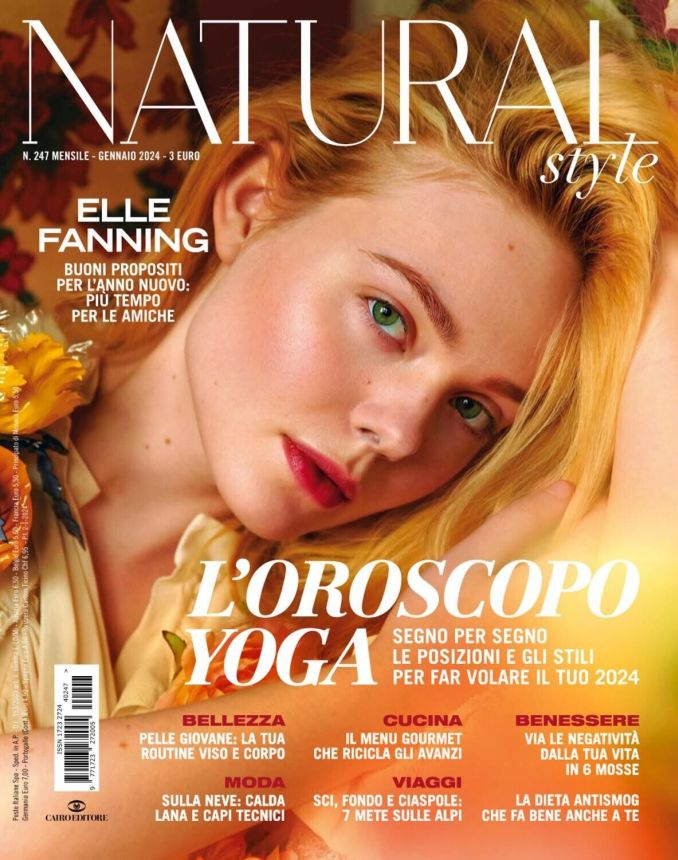 NATURAL STYLE magazine side cover Issue 247  January 2024