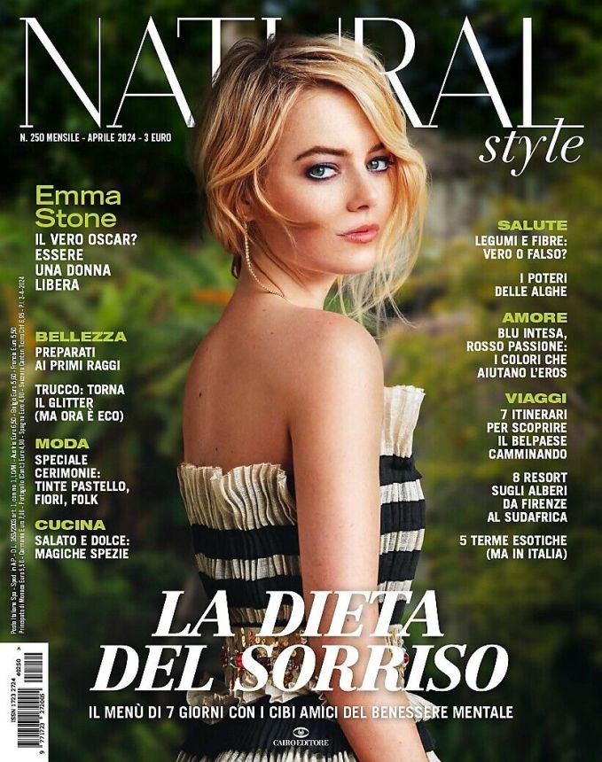NATURAL STYLE magazine side cover Issue 250  April 2024