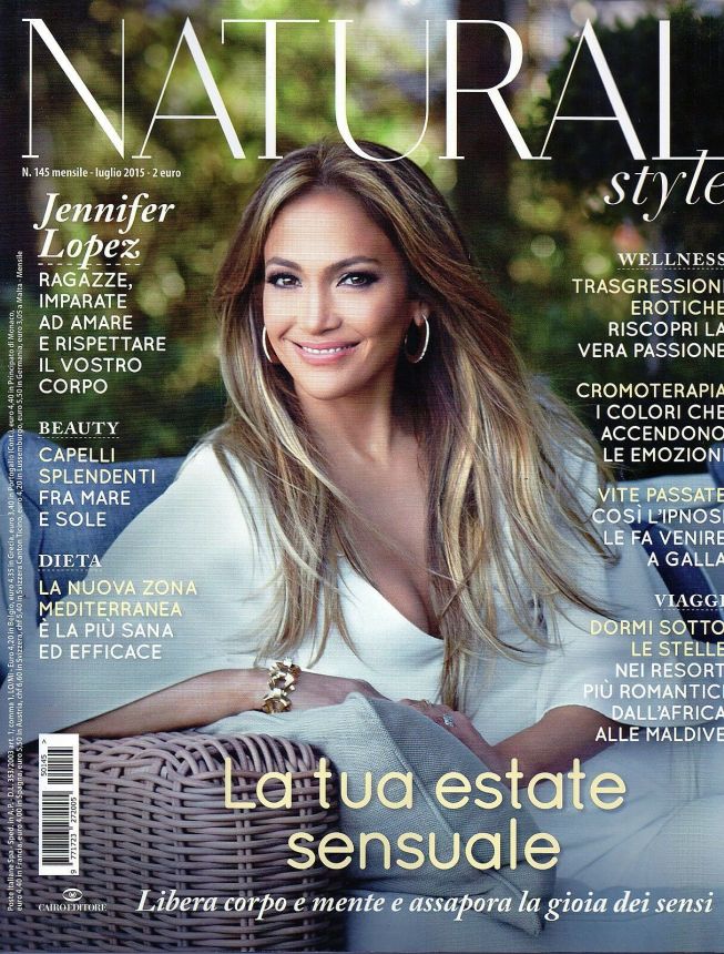 NATURAL STYLE magazine side cover Issue 145  July 2015