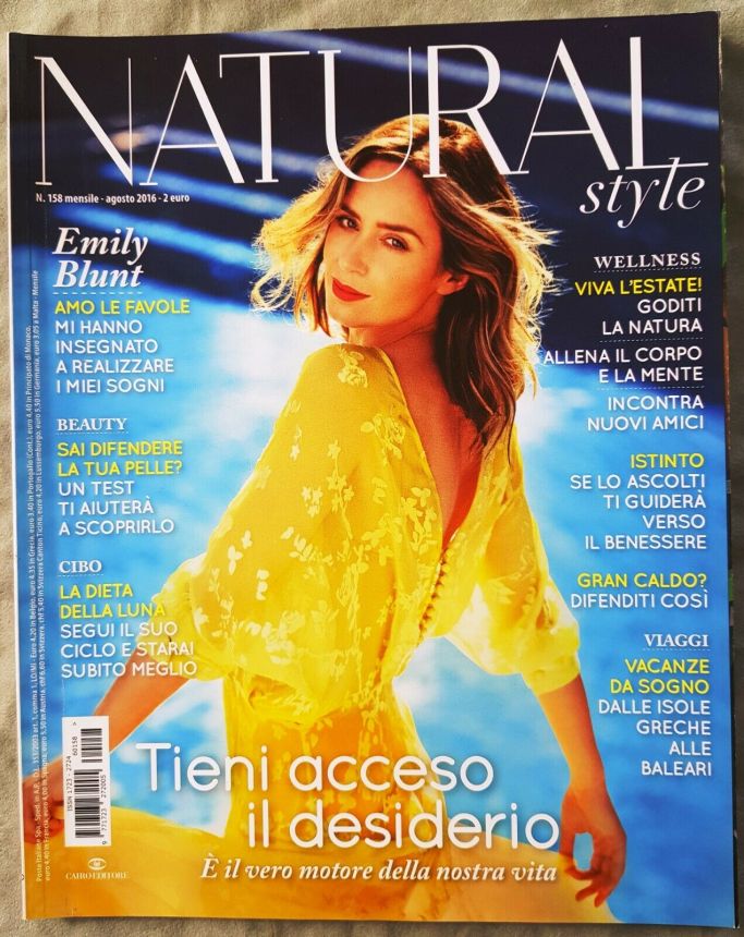 NATURAL STYLE magazine side cover Issue 158  August 2016