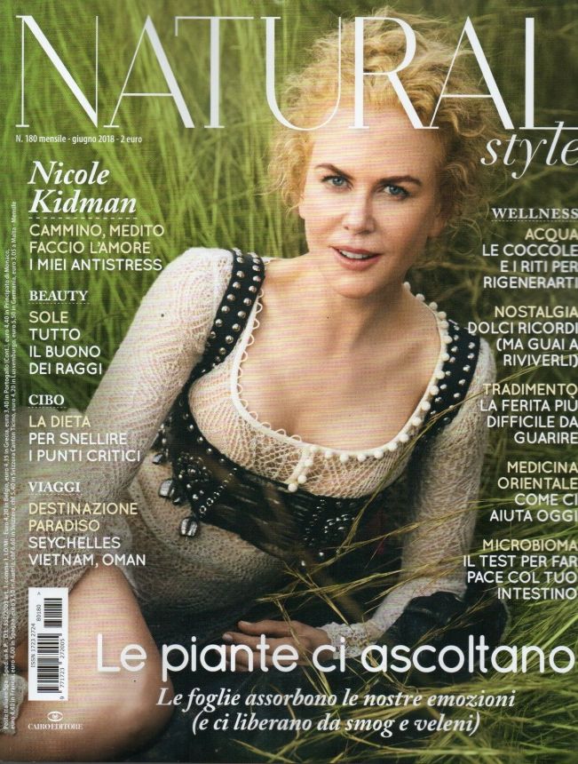 NATURAL STYLE magazine side cover Issue 180  June 2018