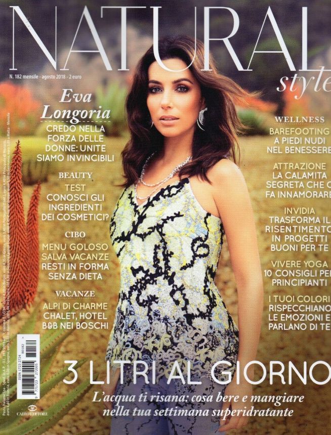NATURAL STYLE magazine side cover Issue 182  August 2018