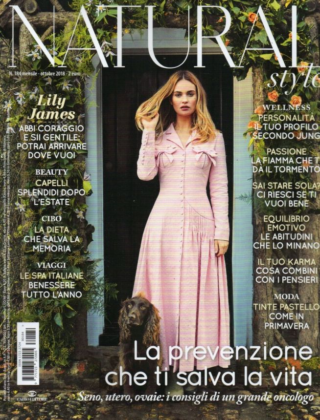 NATURAL STYLE magazine side cover Issue 184  October 2018