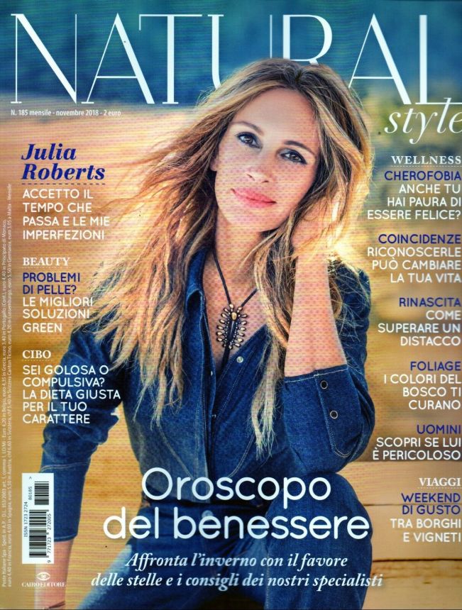 NATURAL STYLE magazine side cover Issue 185  November 2018