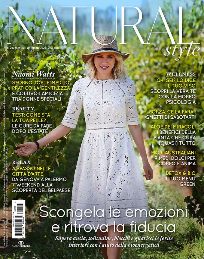NATURAL STYLE magazine side cover Issue 207  September 2020