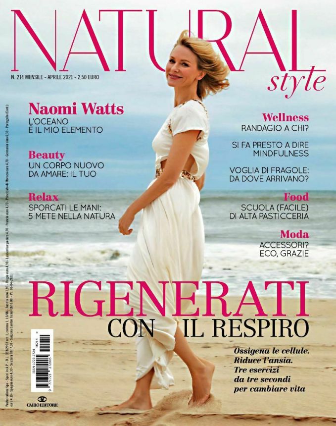 NATURAL STYLE magazine side cover Issue 214  April 2021