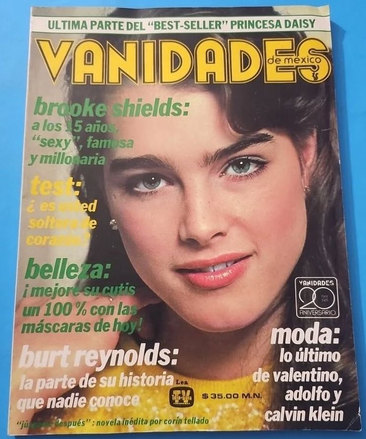 VANIDADES (Mex) magazine side cover  February 1986