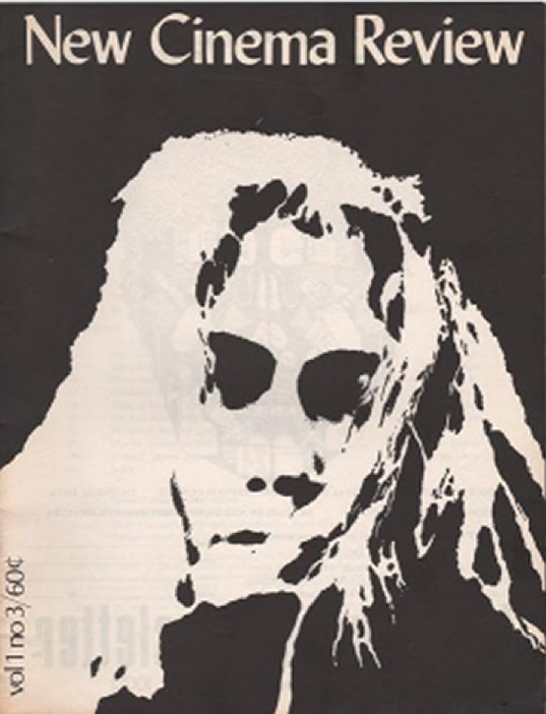 NEW CINEMA REVIEW magazine side cover Issue 3  Vol 1 No  3   1970