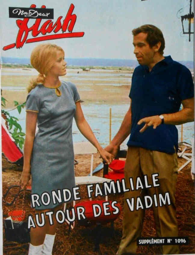 NOUS DEUX FLASH magazine side cover Issue 1096   1968