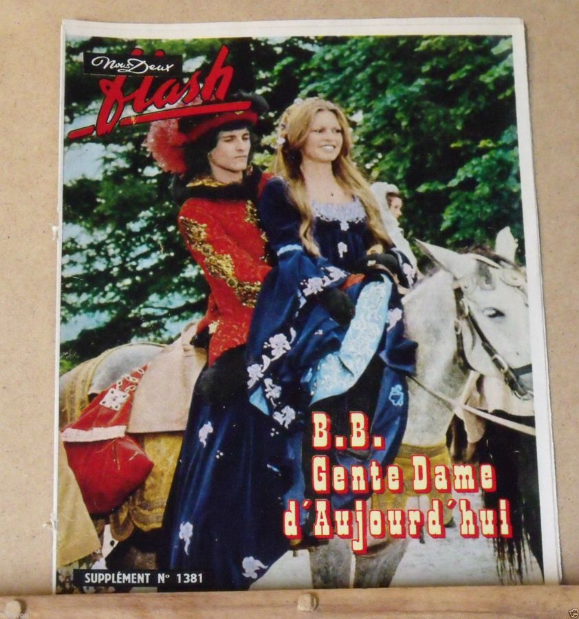 NOUS DEUX FLASH magazine side cover Issue 1381   1973