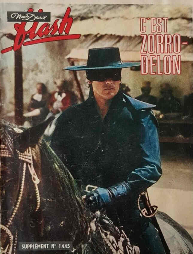 NOUS DEUX FLASH magazine side cover Issue 1445   1975