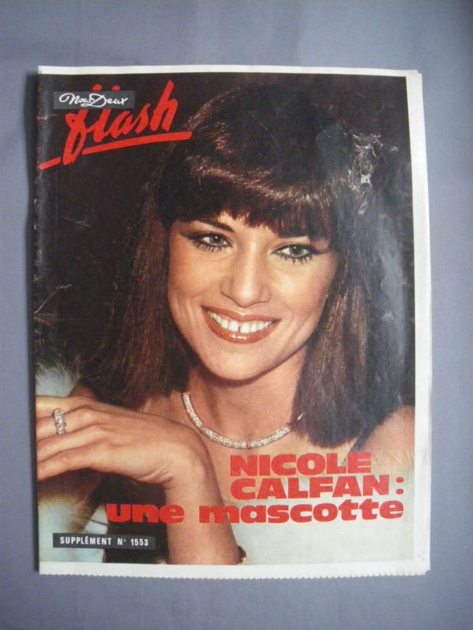 NOUS DEUX FLASH magazine side cover Issue 1553   1977