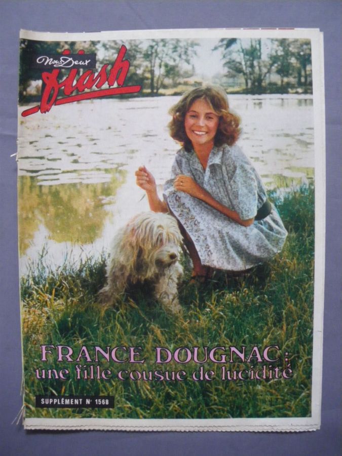 NOUS DEUX FLASH magazine side cover Issue 1568   1977